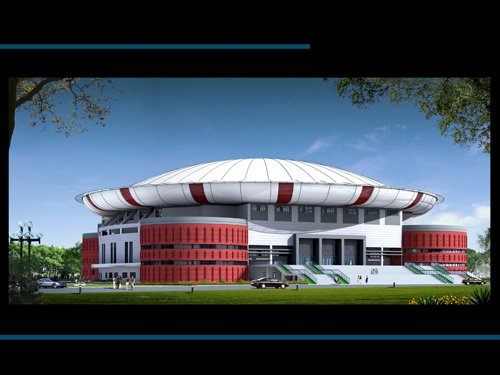 援蒙古乌兰巴托体育馆